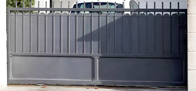 Metal Driveway Gate Installation Parkland